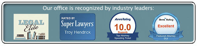 Awards for DeKalb Traffic & Speeding Ticket Lawyers | The Law Offices of Hendrick & Henry